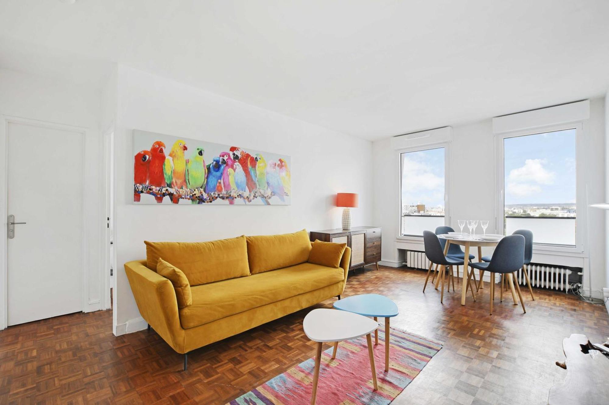 Apartment Amazing Panoramic View Facing Parc De La - 4p