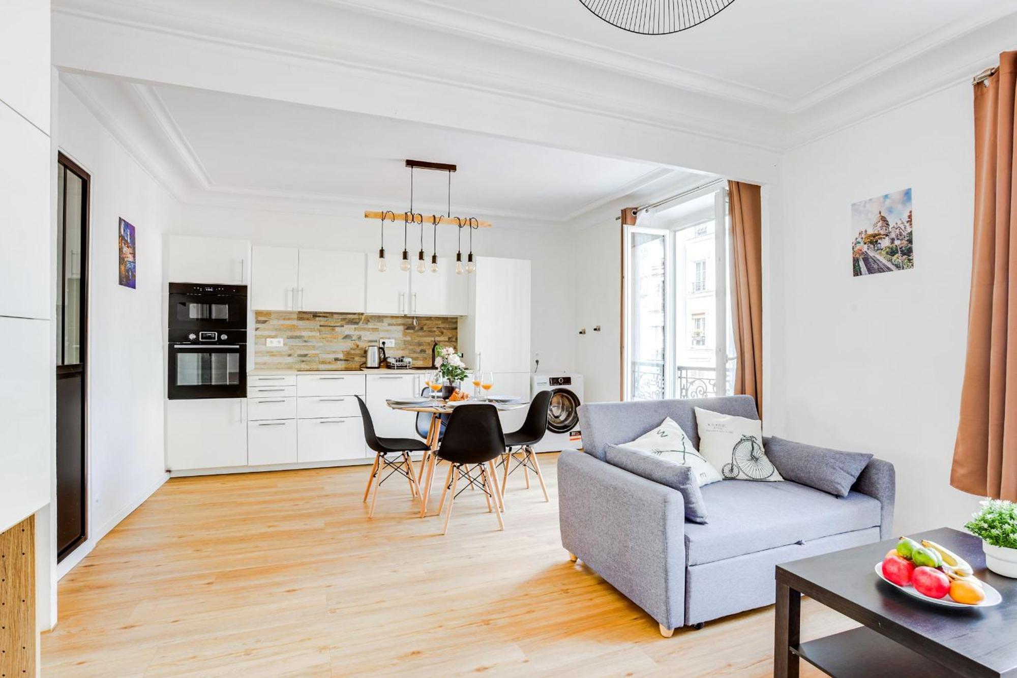Apartment Montmartre & Sacre-coeur - 2br - Cityapartmentstay
