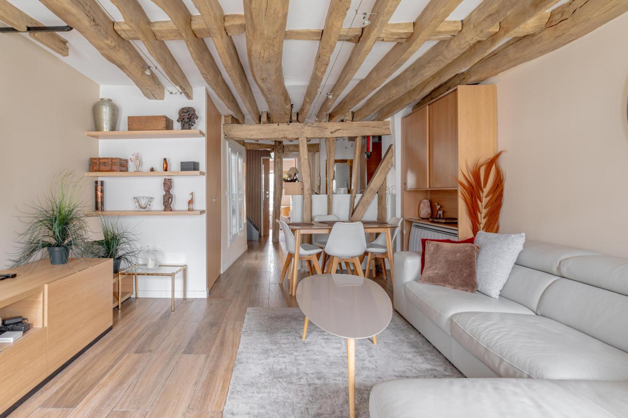 Heart Of Paris, Montorgueil, Charming Duplex Appartement *
