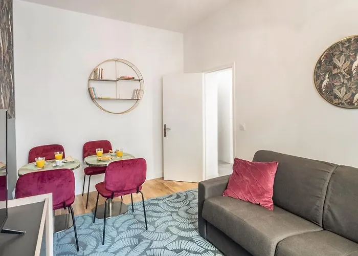 Modern Apartment - 1Br-4P - Parc De Belleville