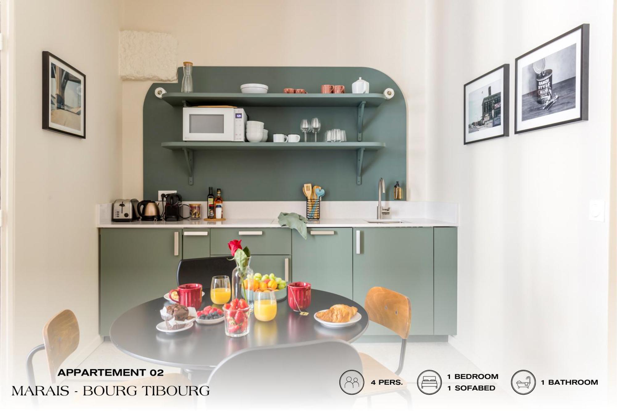 Beauquartier - Marais, Bourg Tibourg Apartment *