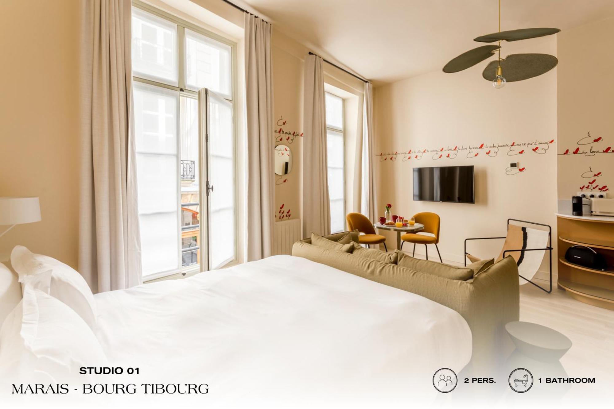 Beauquartier - Marais, Bourg Tibourg Apartment