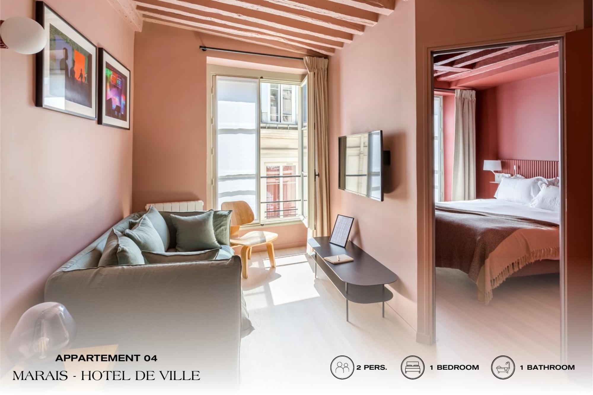 Apartment Beauquartier - Marais, Bourg Tibourg Paris