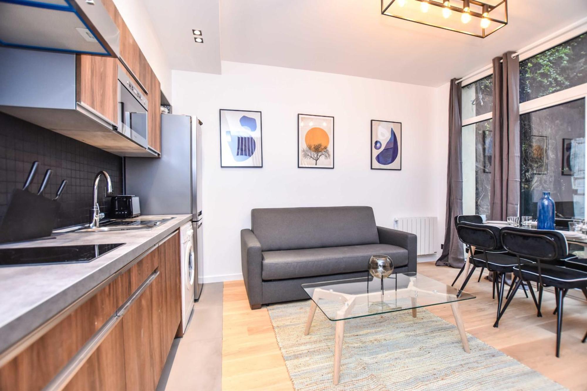 Elegant - 1br-5p - Parc De Belleville Appartement