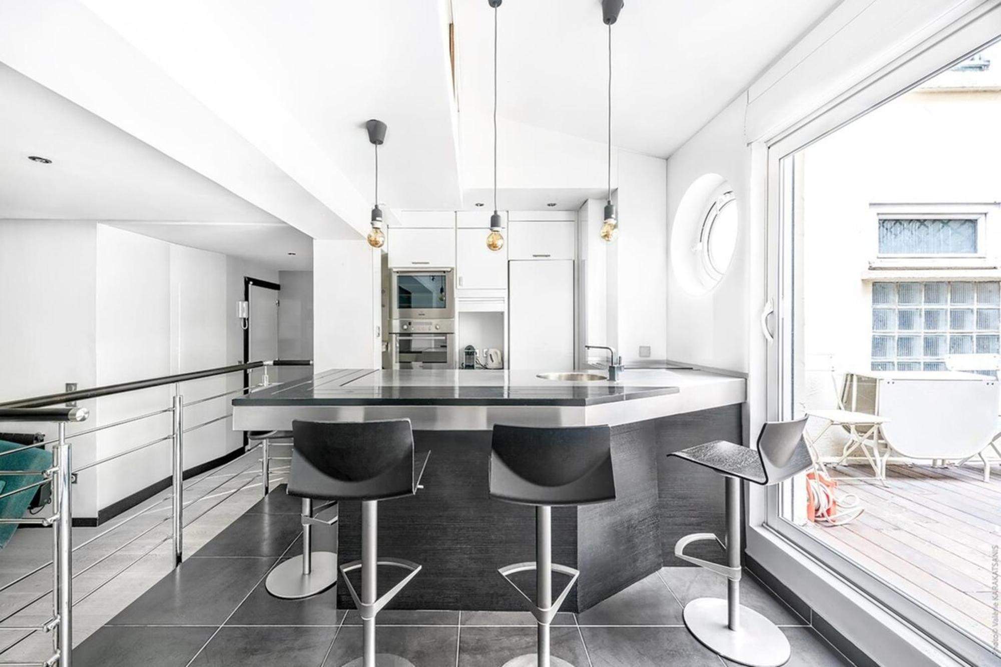Appartement Loft Jardin Luxembourg Paris