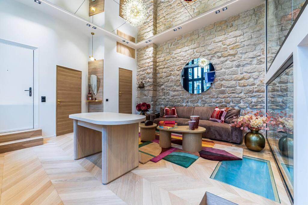 Appartement B Luxe Triplex, Cinema Near Place Des Vosges Ac Paris