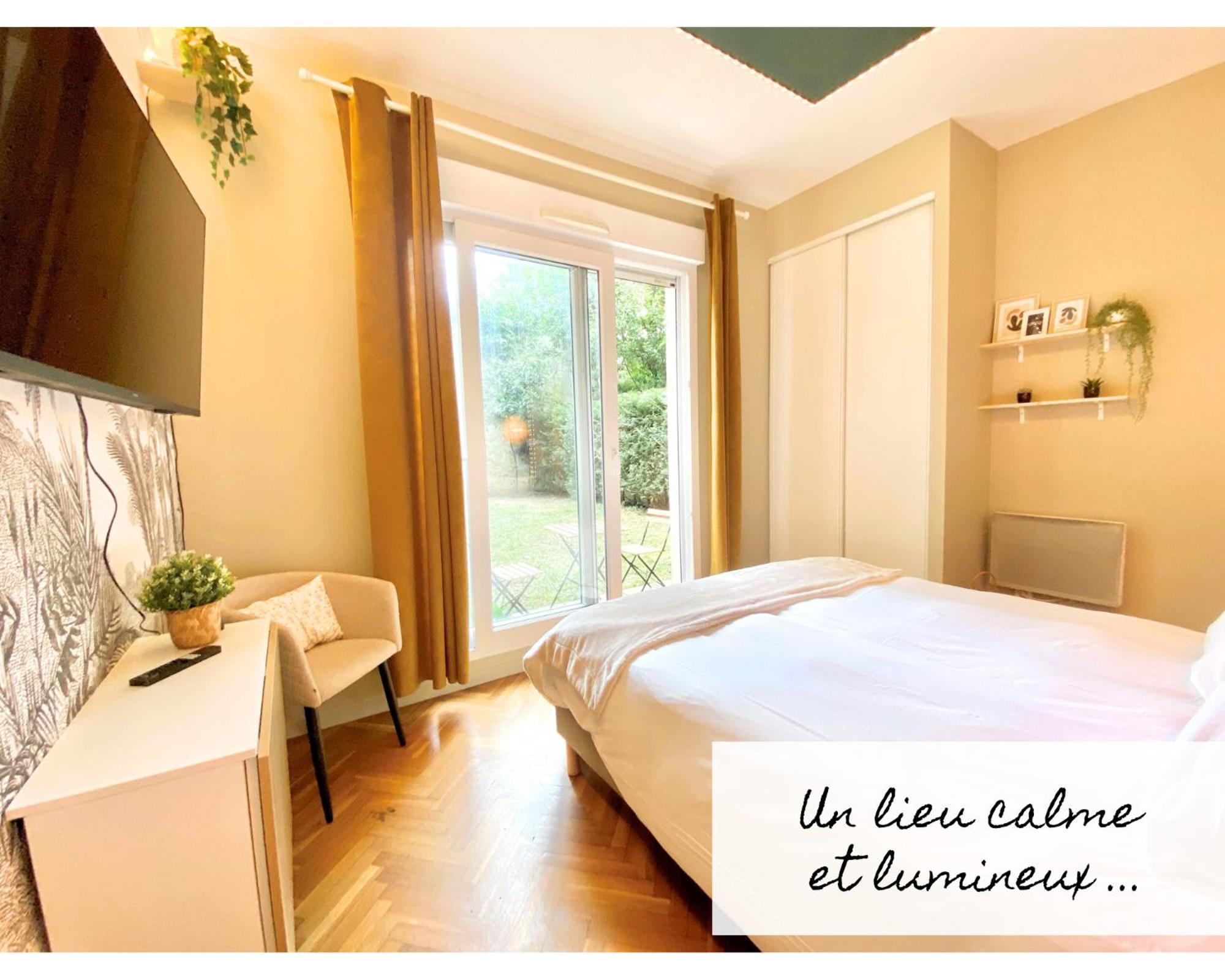 Privatunterkunft Cosy Avec Salle De Bain Et Jardin Prive *
