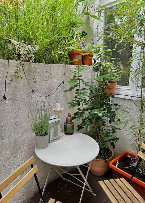 Charming In A Courtyard In Appartement