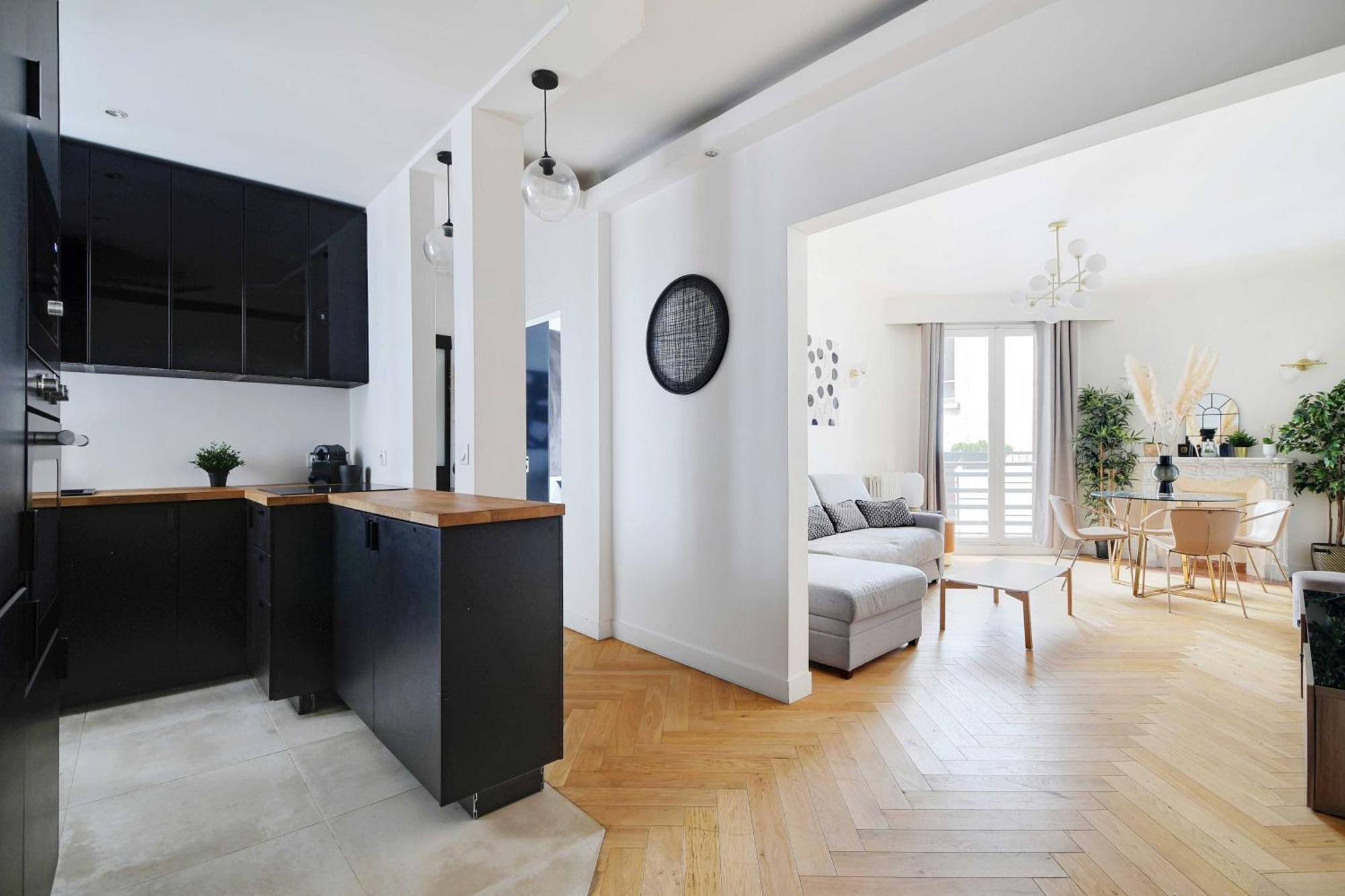Modern & Refined 1bdr 4p - Roland Garros Appartement