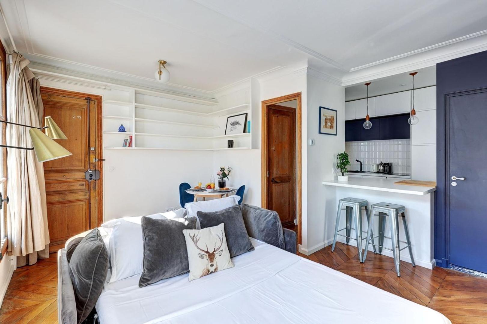 Bnbnook - Bright 1br - Bastille & Place Des Vosges Apartment