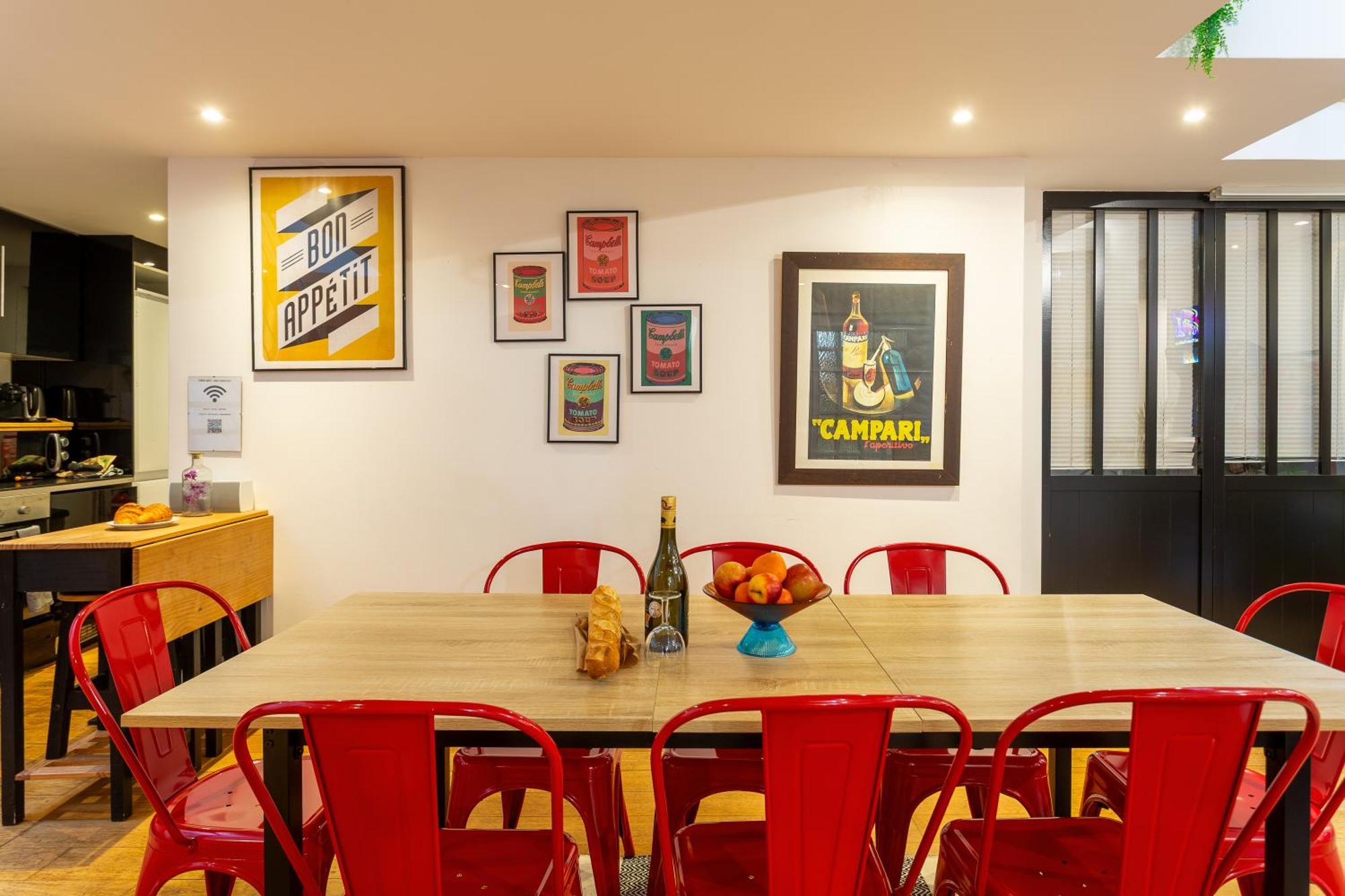 Apartment Loft Familial Au Coeur De Avec Clim, Arcade Et Baby-foot Proche Republique Et Canal St Martin *