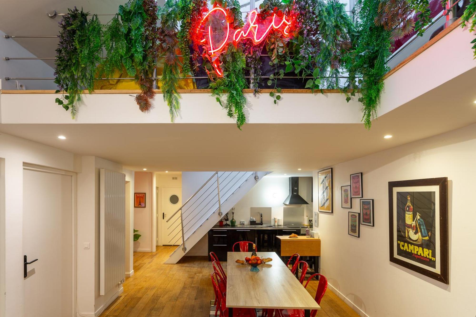 Apartment Loft Familial Au Coeur De Avec Clim, Arcade Et Baby-foot Proche Republique Et Canal St Martin *