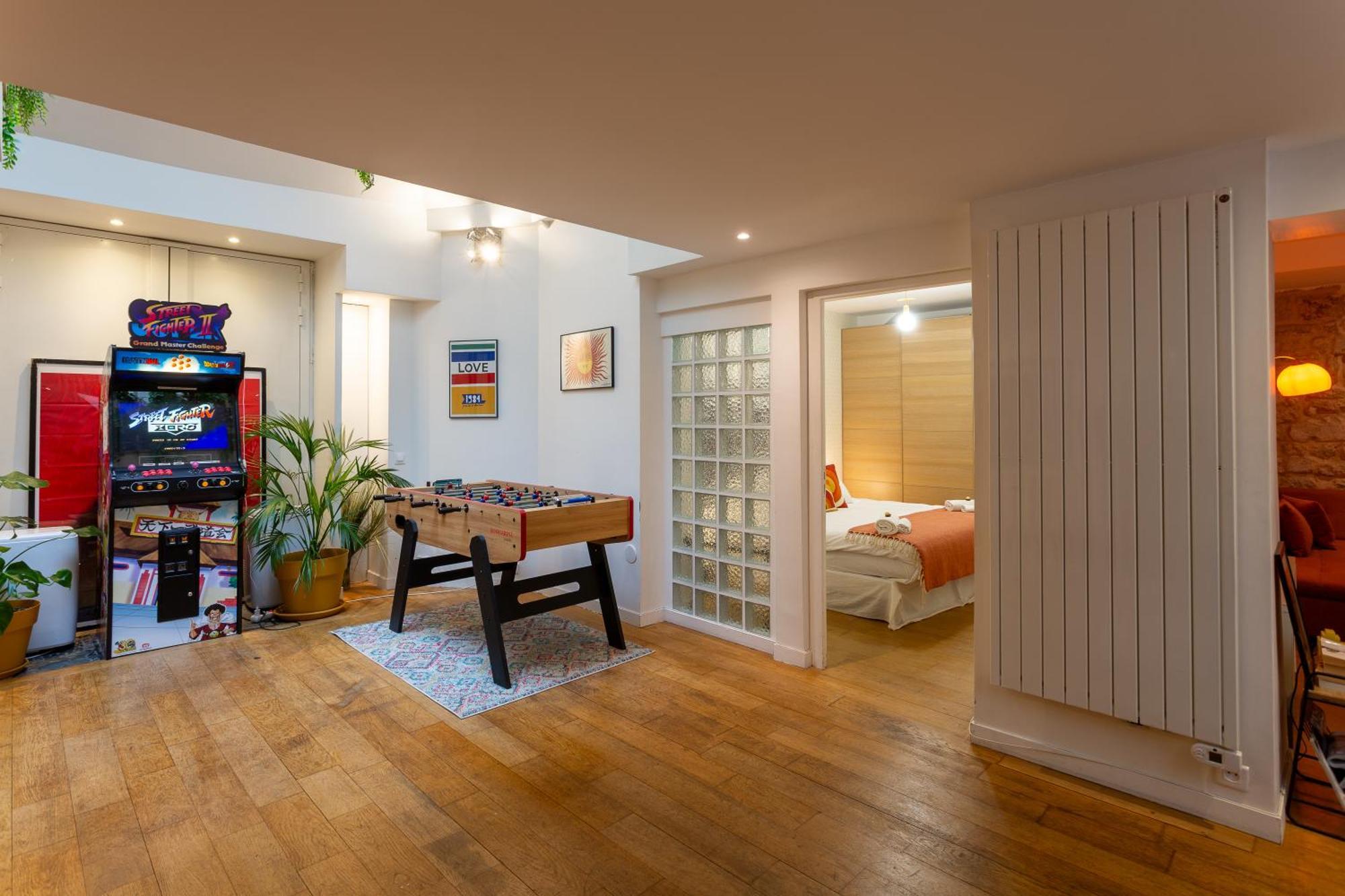 Loft Familial Au Coeur De Avec Clim, Arcade Et Baby-foot Proche Republique Et Canal St Martin