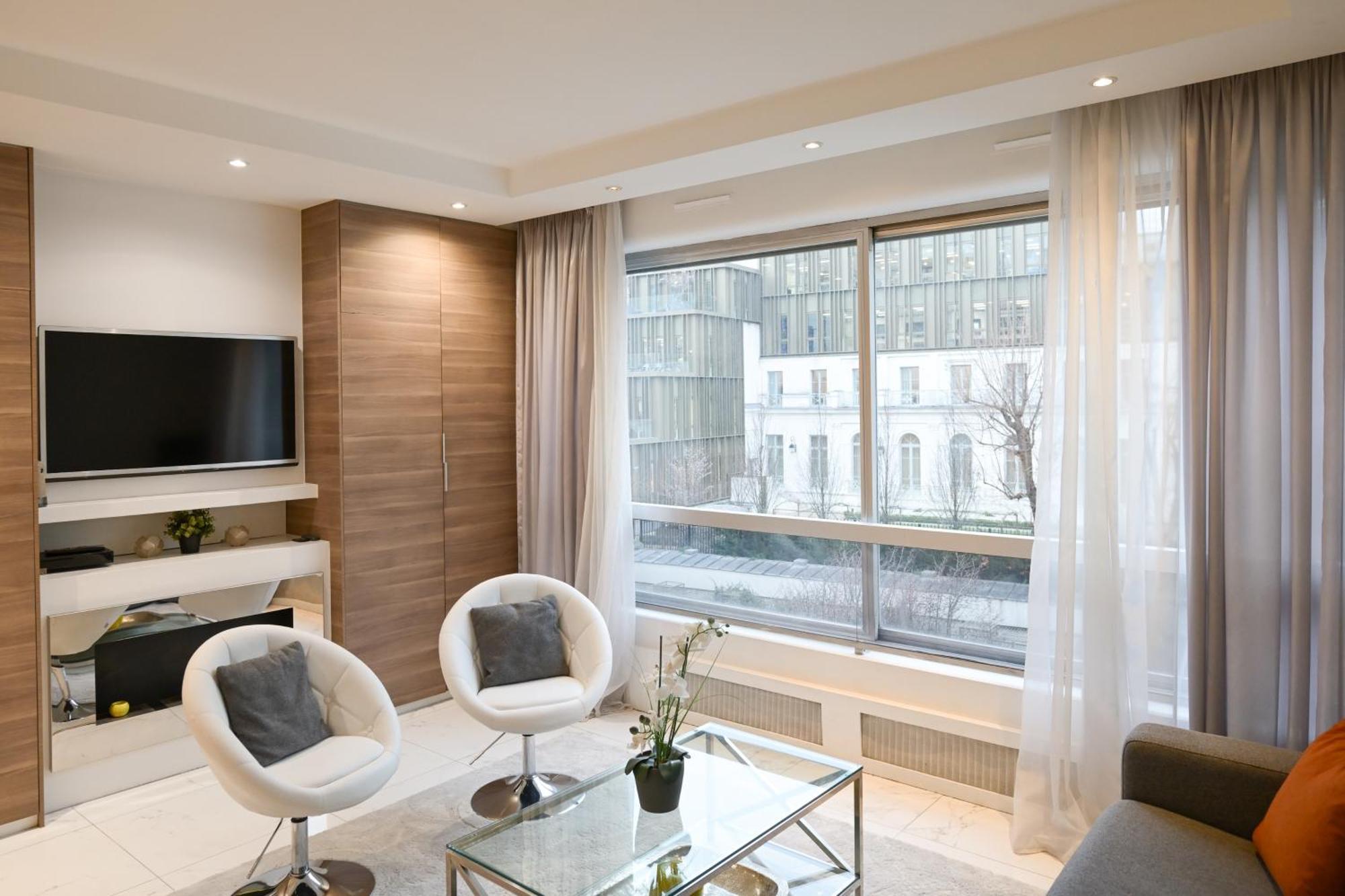 Modern & Peaceful 1bd By Champs-elysees With Ac Appartement Paris