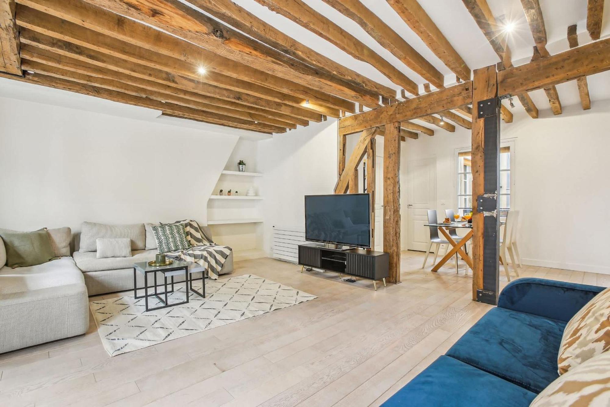 Spacious 1br In The Heart Of & Pompidou Apartment Paris