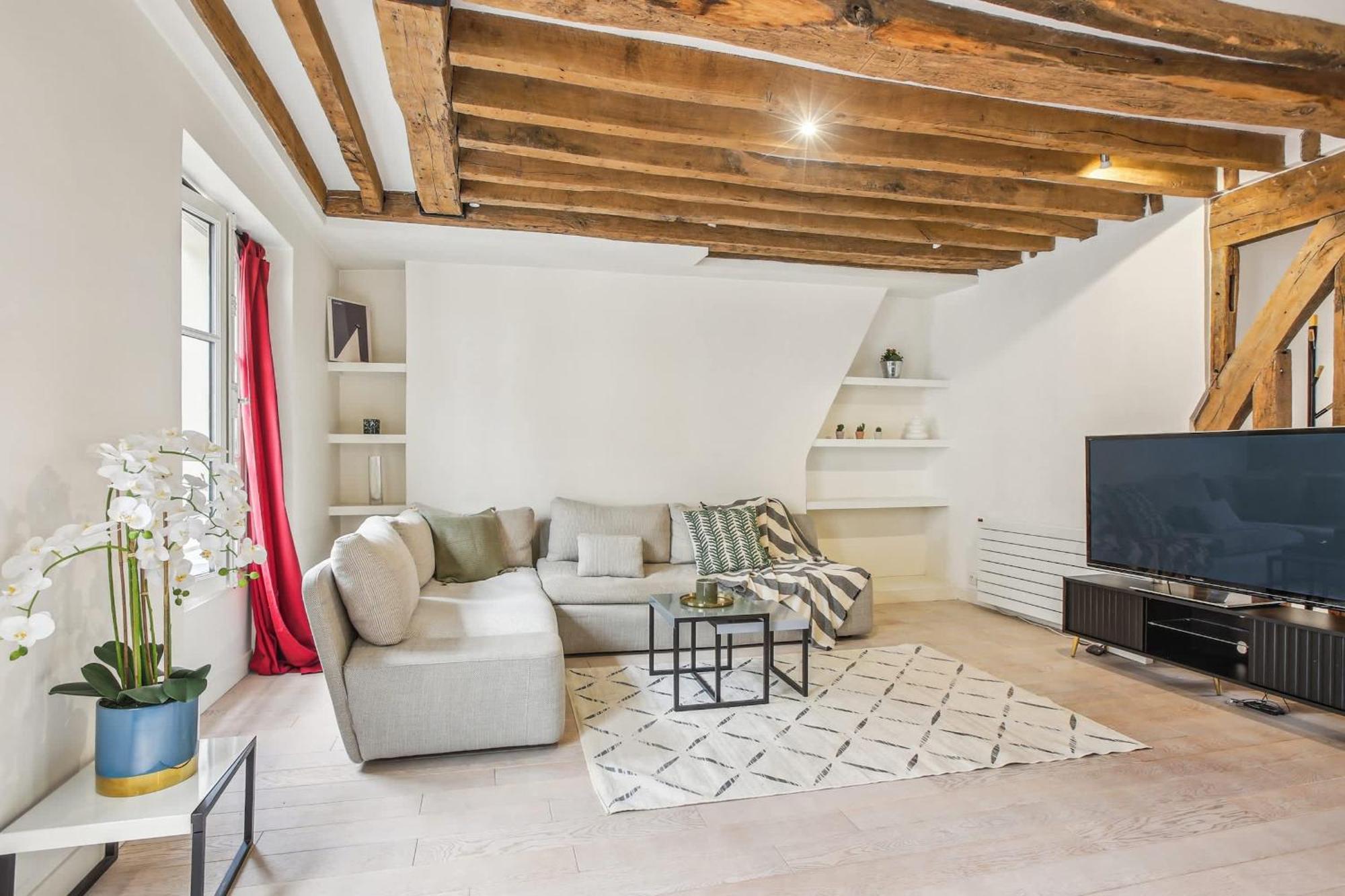 Spacious 1br In The Heart Of & Pompidou *