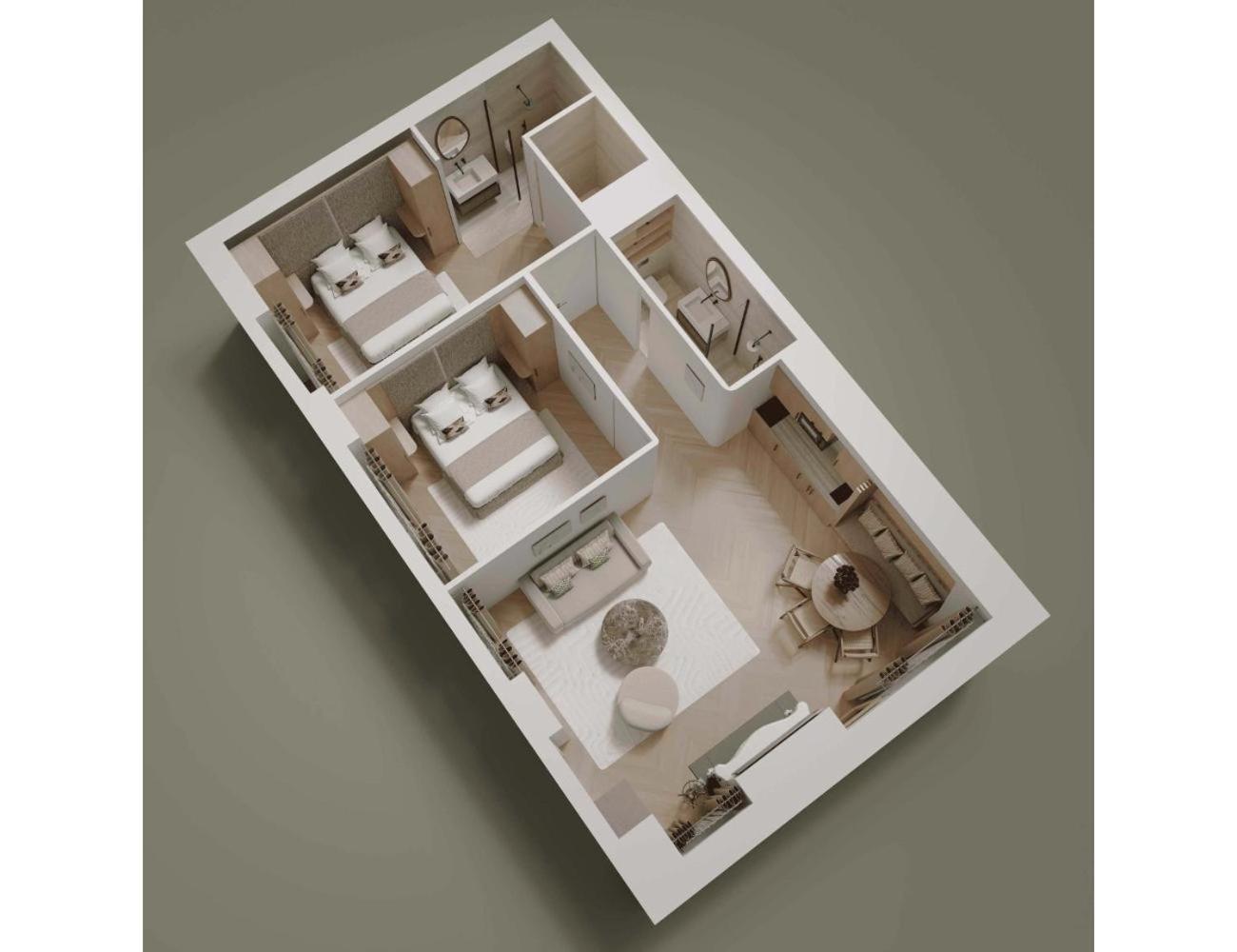 Elegant Apartment- 2br-6p- Le Marais Apartment