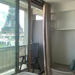 Magnifique Vue Tour Eiffel Studio Prive Avec Balcon