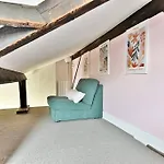 Loft Mezzanine Central A Paris 14Eme- II