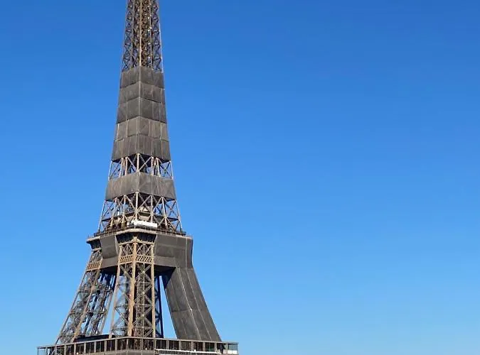 Magnifique Vue Tour Eiffel Studio Prive Avec Balcon