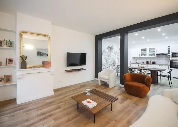 1#Appart 4Pers#2 Chambres#Commerce#Fullequipped#Ac