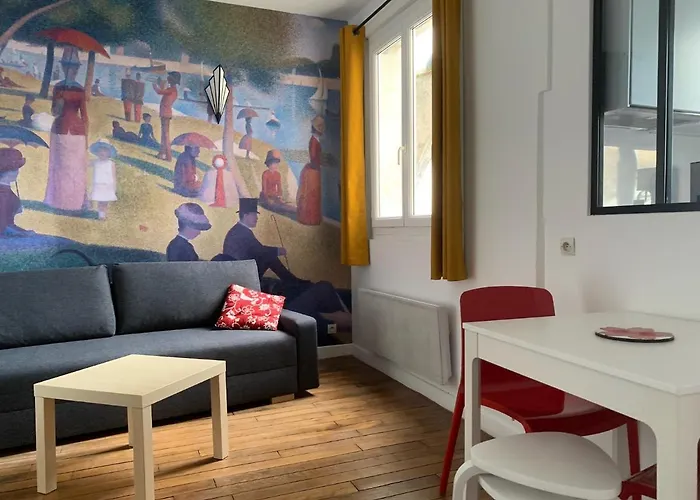 Studio Perfect For 2 Adults And 1 Kid, And Up To 2 Kids - Jourdain 20E, 25Mn To Louvre Via Line M11