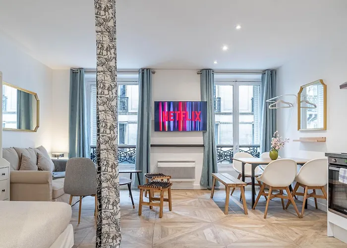 Appartement tendance avec 1 chambre à Montorgueil