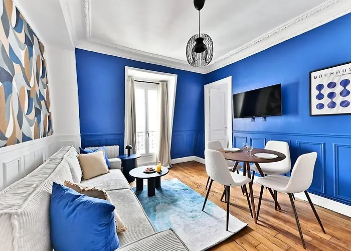 Appartement Paisible Centre De Paris - Bleu - II