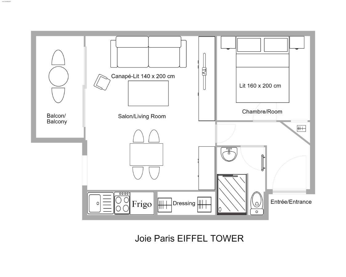 Apartment Joie Tour Eiffel *