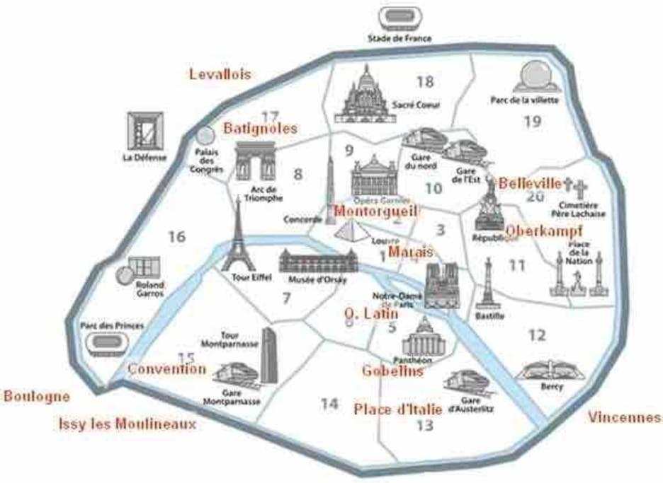 Au Petit Gnolles - 450m Metro - 100m Parc Apartment Paris