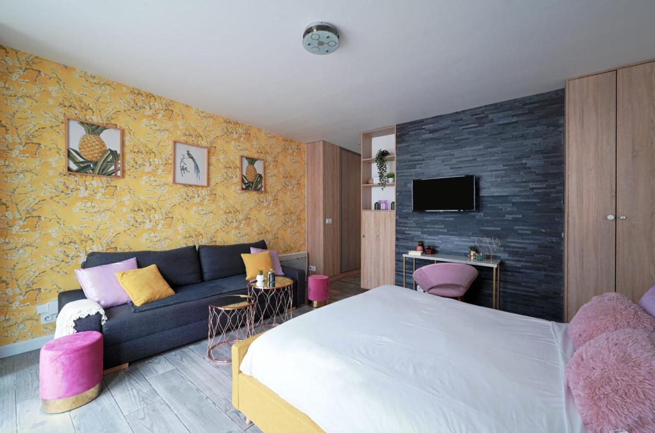 Appartement La Vie En Rose Modern Fresh Studio - Francois Mitterand Library *