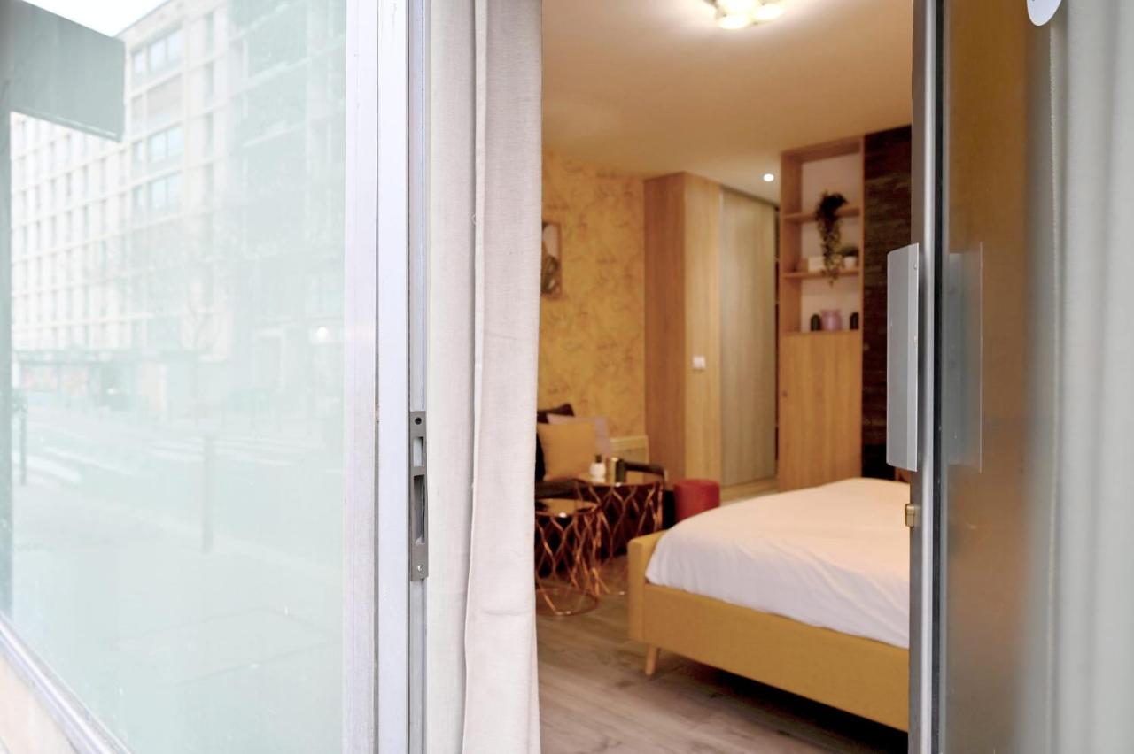 La Vie En Rose Modern Fresh Studio - Francois Mitterand Library Appartement *