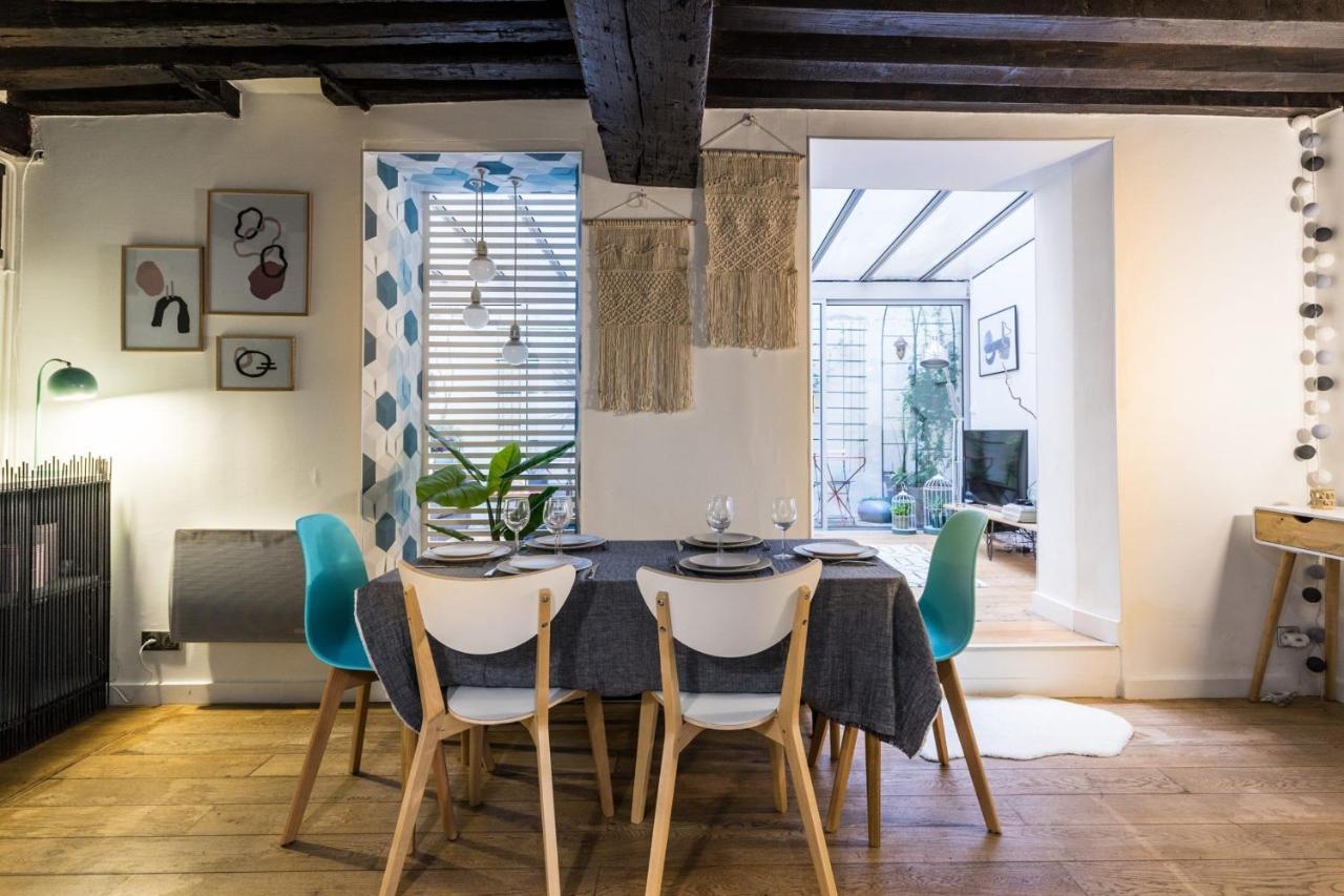 Chic Avec Patio - 2br 6p - Le Marais Appartement *