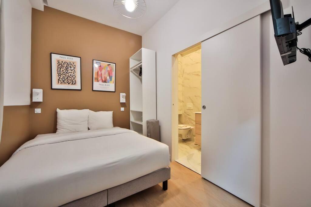 0#appart 4pers#1 Bedroom#paris 15#commerce#ac Apartment *
