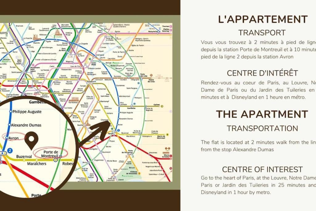 12.appart 4pers#1 Bedroom #pere Lachaise #nation Appartement Paris