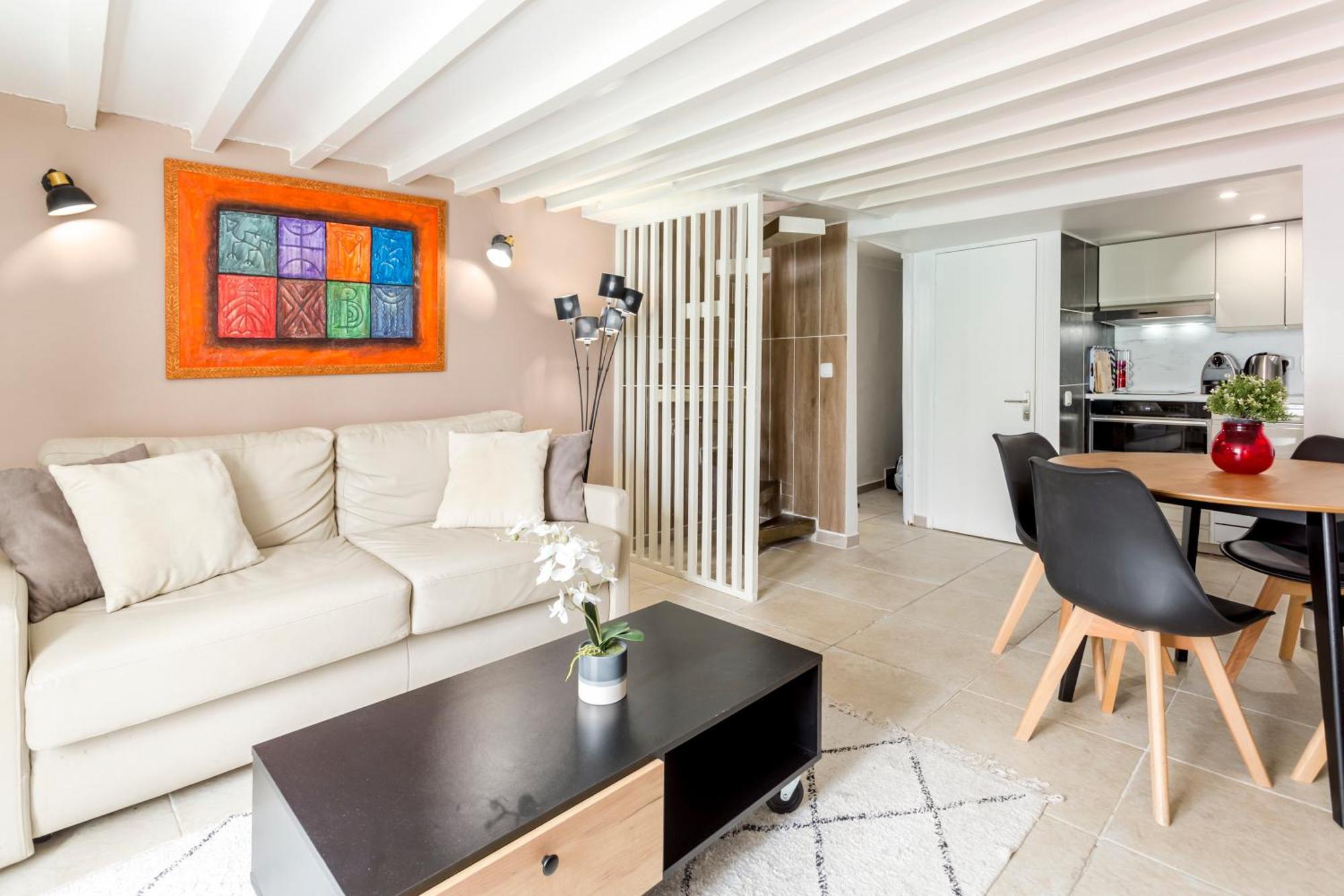 Rivoli Vieille Du Temple With Ac Apartment *