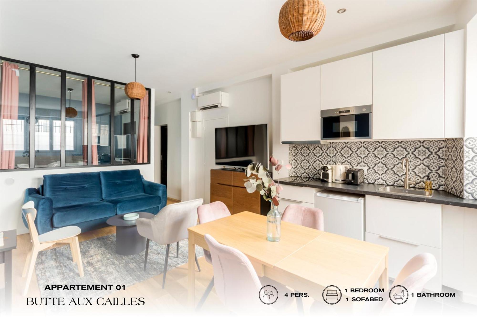 Beauquartier - Butte Aux Cailles I Apartment Paris