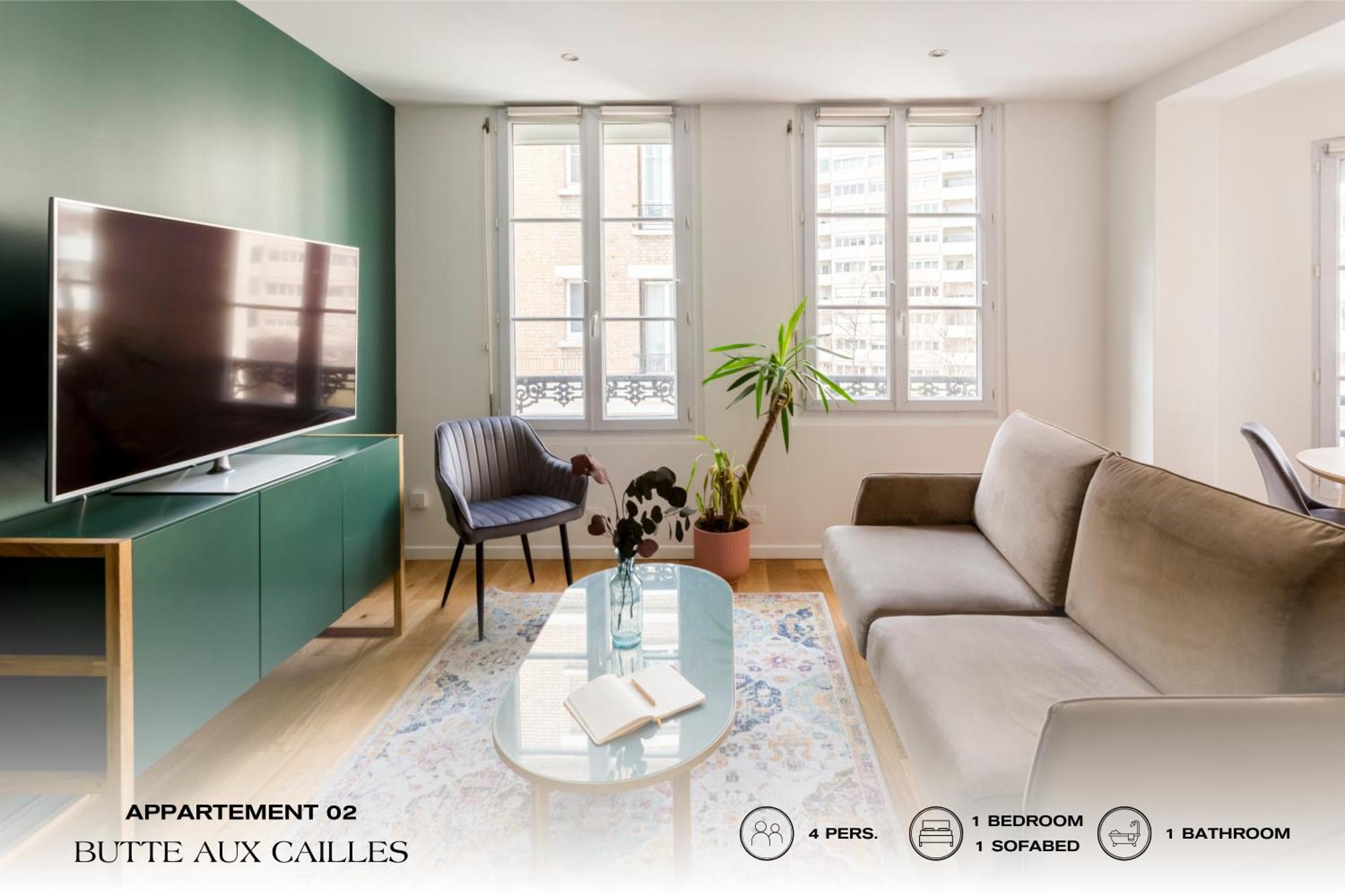 Beauquartier - Butte Aux Cailles I Apartment Paris