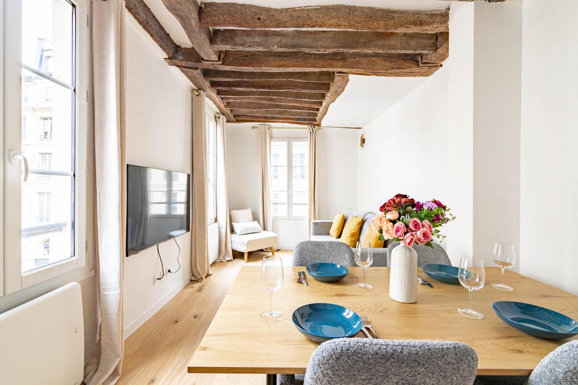 Apartment Quartier Fontaine Chatelet Les Halles Free Netflix Paris