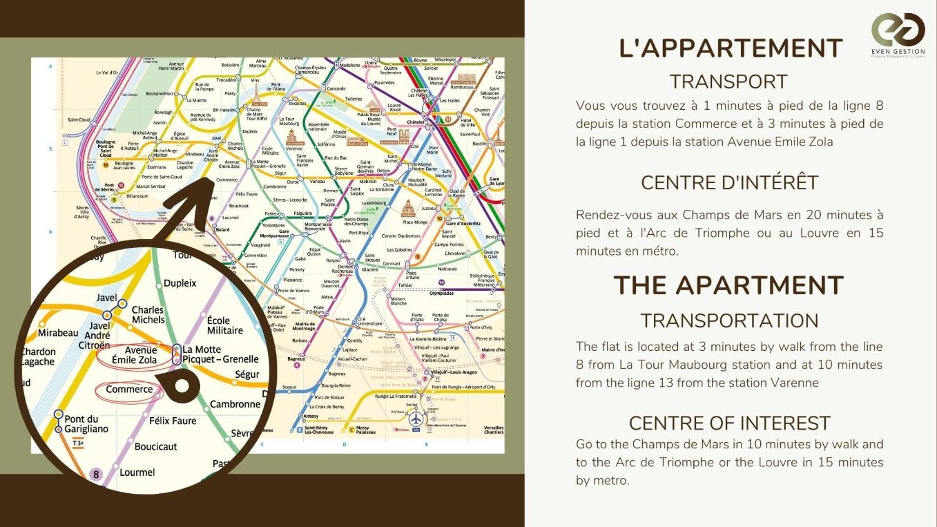 Apartment 4g#appart 8pers # 3 # Commerce # 15#ac *