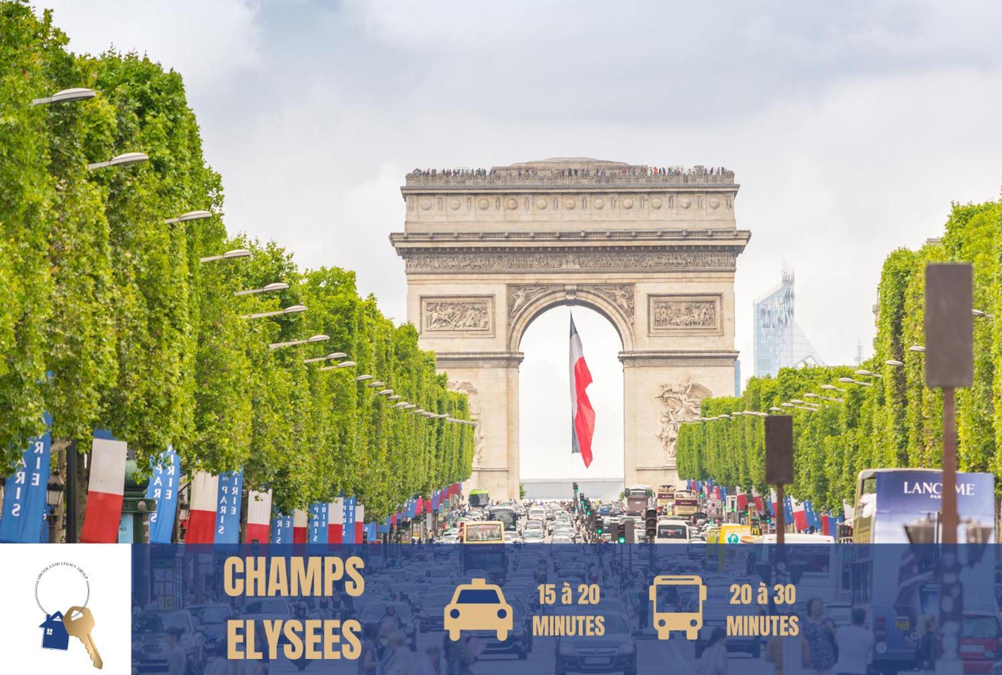 Homestay Lit Double Et Salon Avec Canape-lit A 10 Minutes Des Champs Elysees *