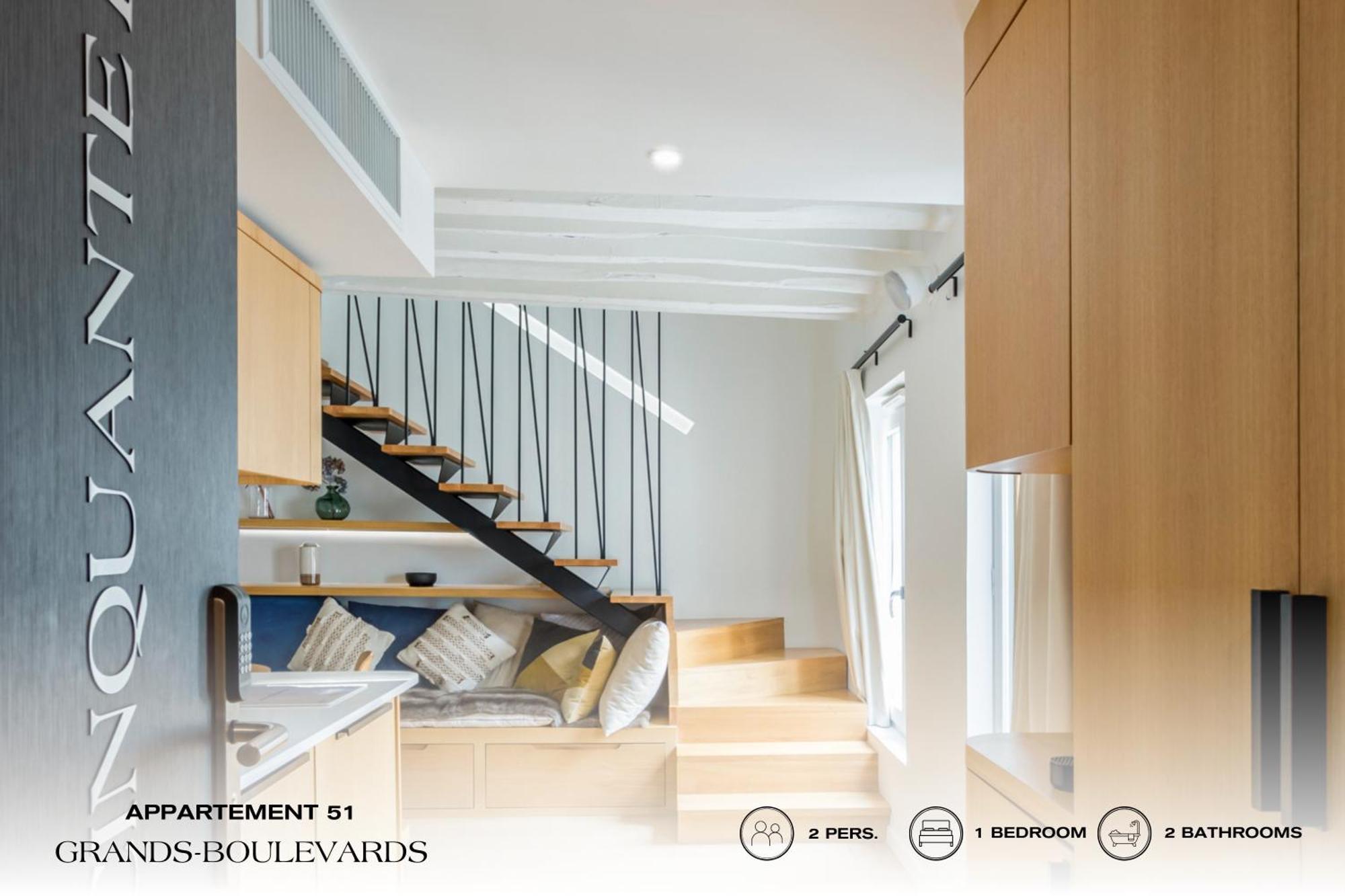 Beauquartier - Grands Boulevards Apartment