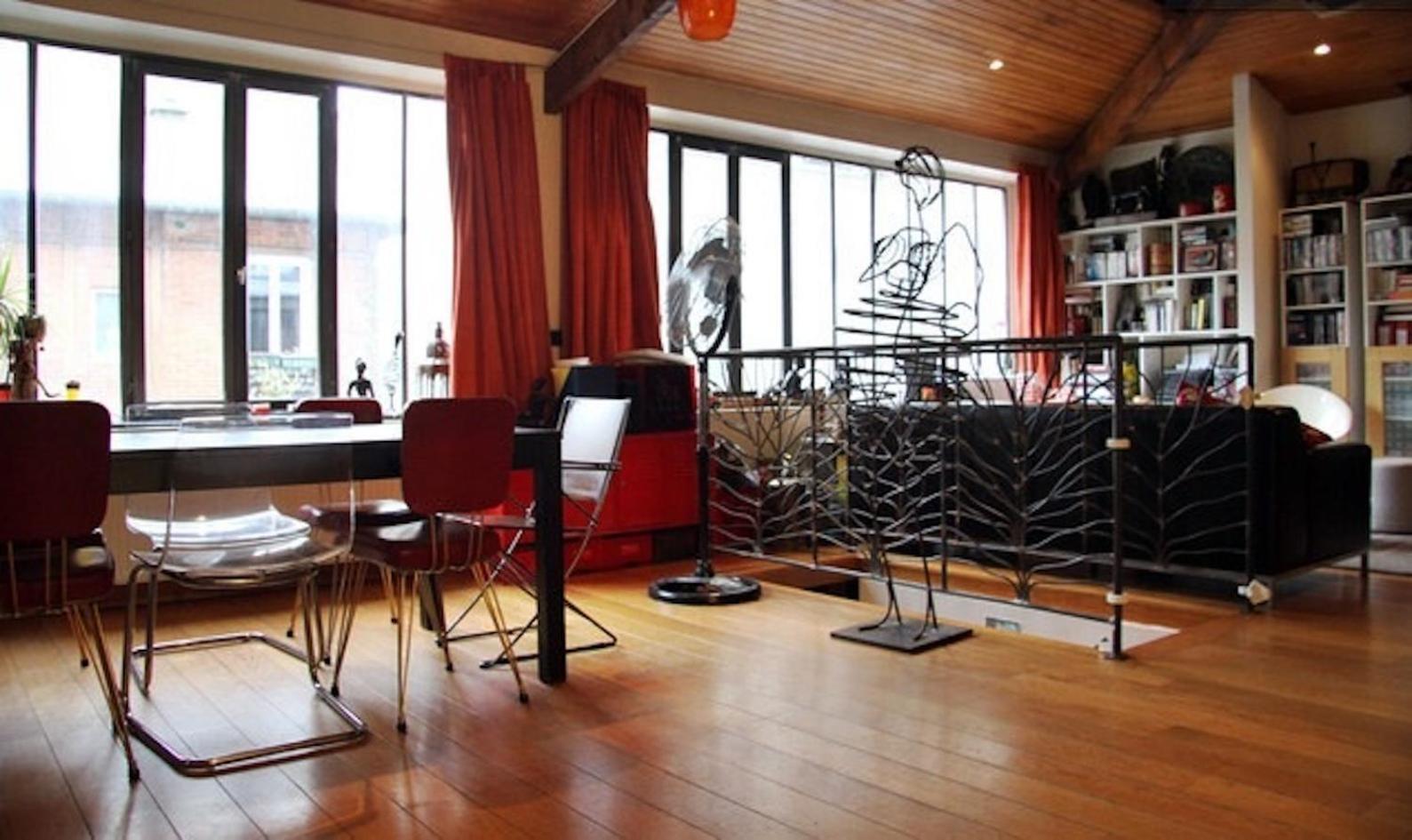 Loft Character With A View Of Court Apartment Paris