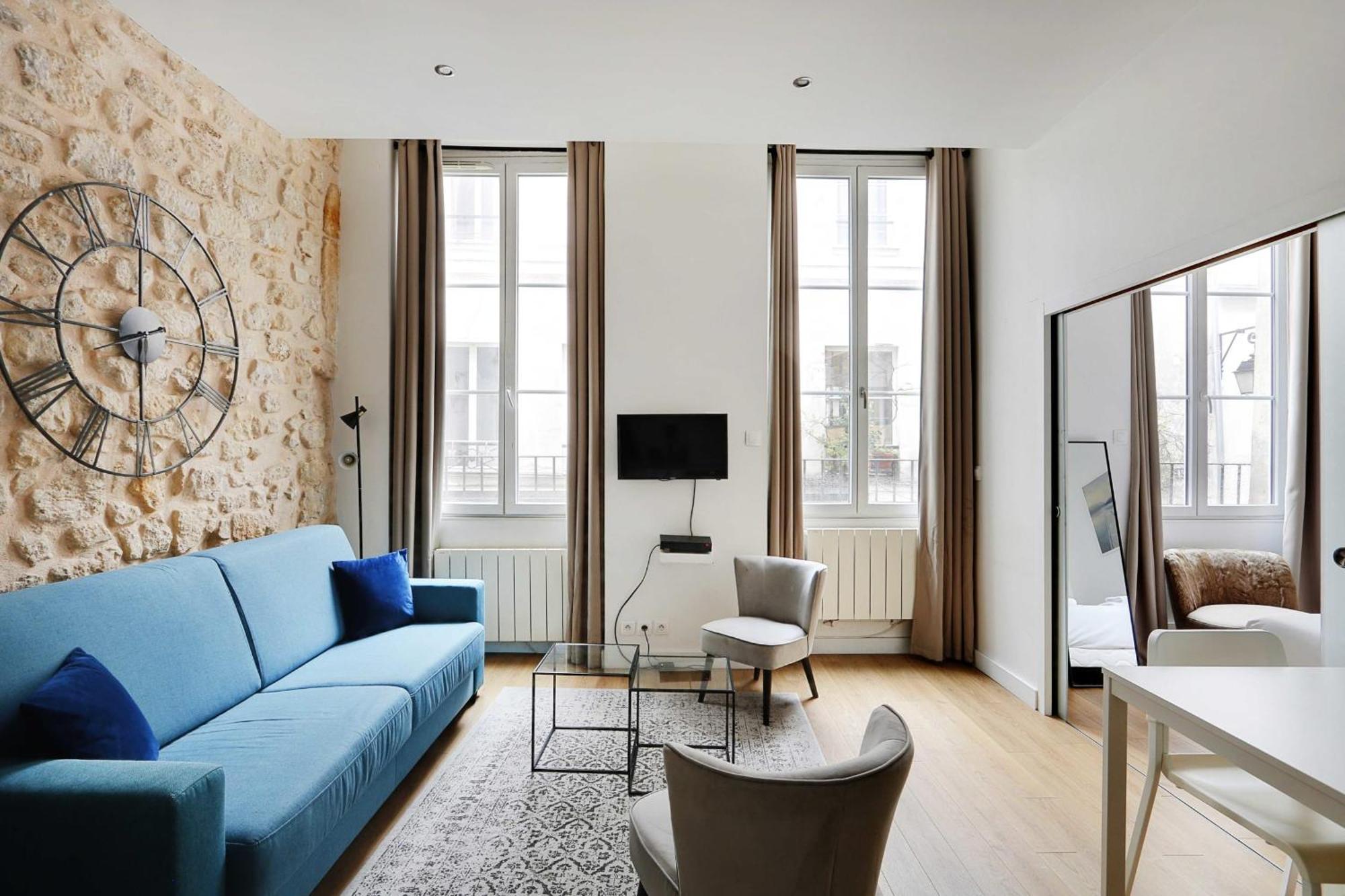Apartment Confortable -1br 4p- Quartier Beaubourg
