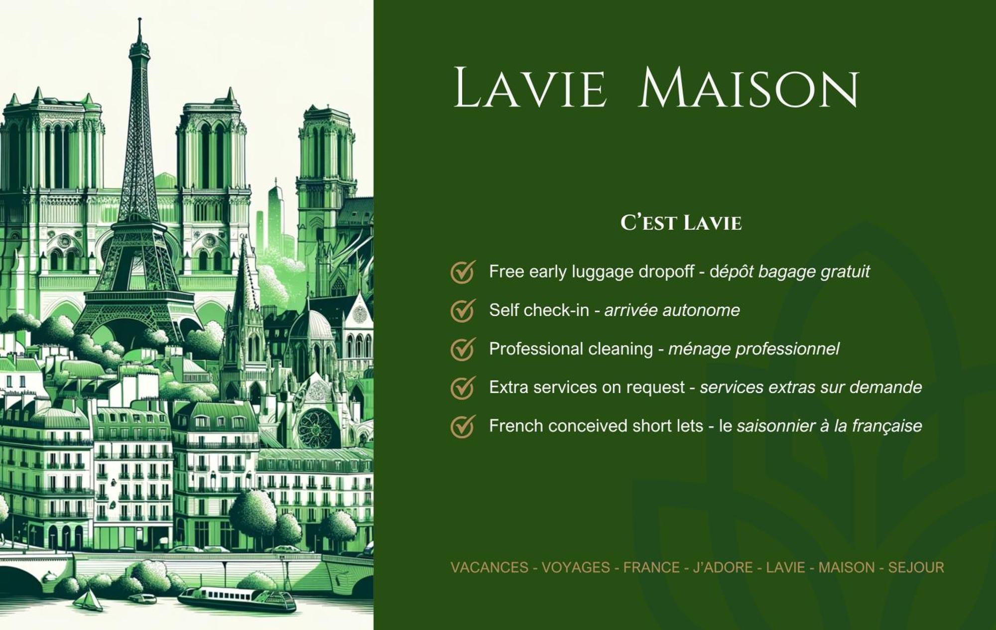 Lavie Maison Chic Ac Parking Apartment Paris