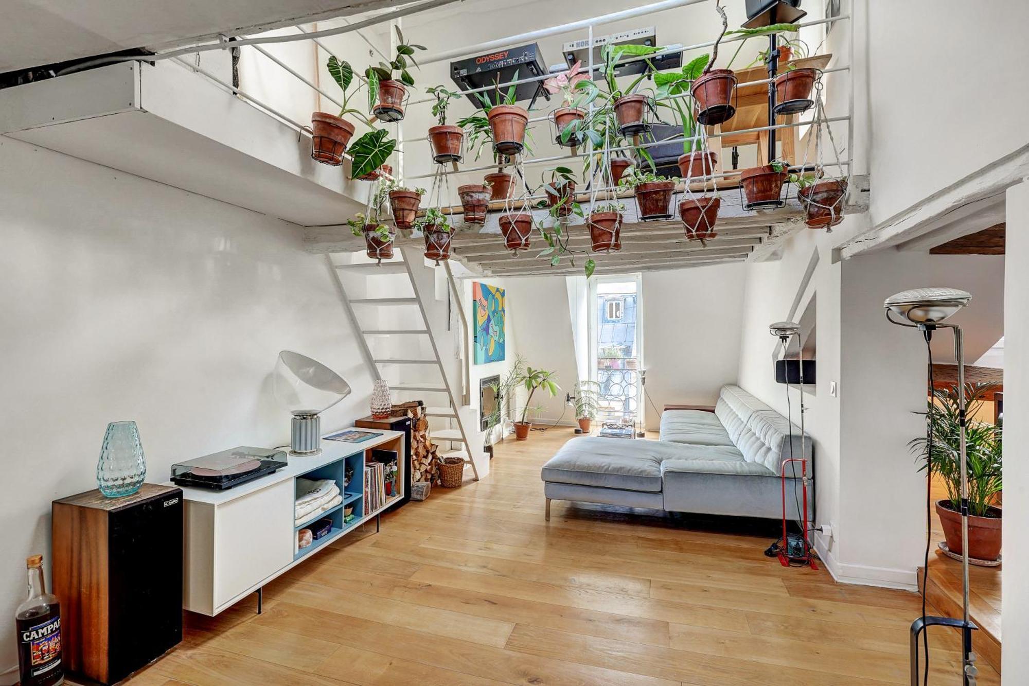 Pretty Parisian Penthouse Appartement