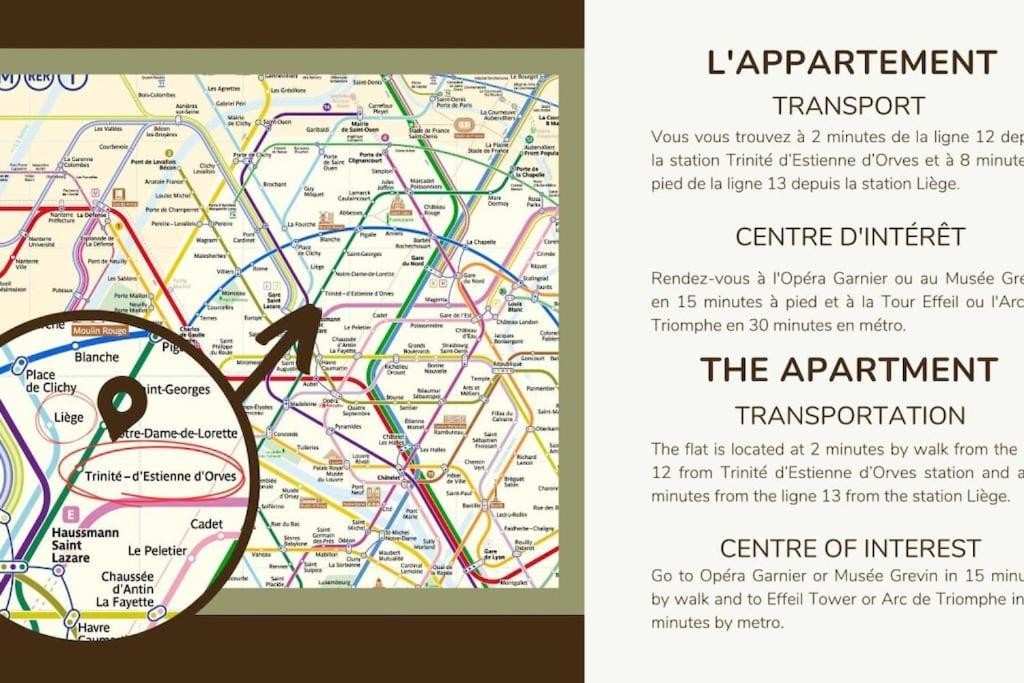 Apartment 02.appart 4pers#1 Bedroom#pigalle#opera#paris 9