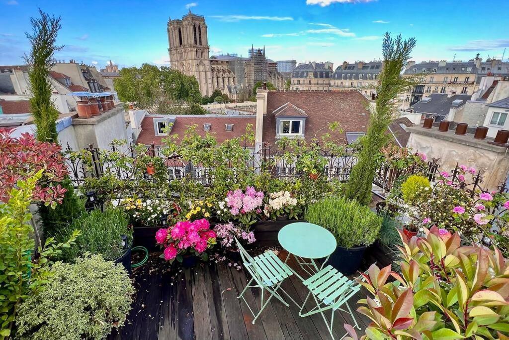 Appartement Rooftop Triplex With Garden At Notre Dame Paris