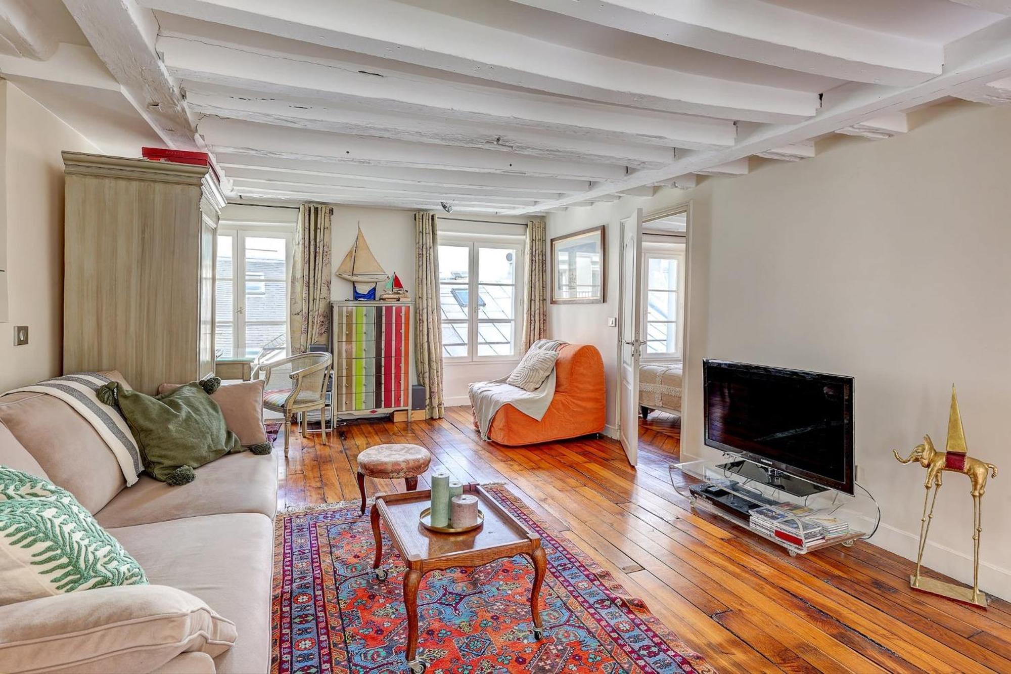 Pompidou & Louvre - 1br - Cityapartmentstay Appartement