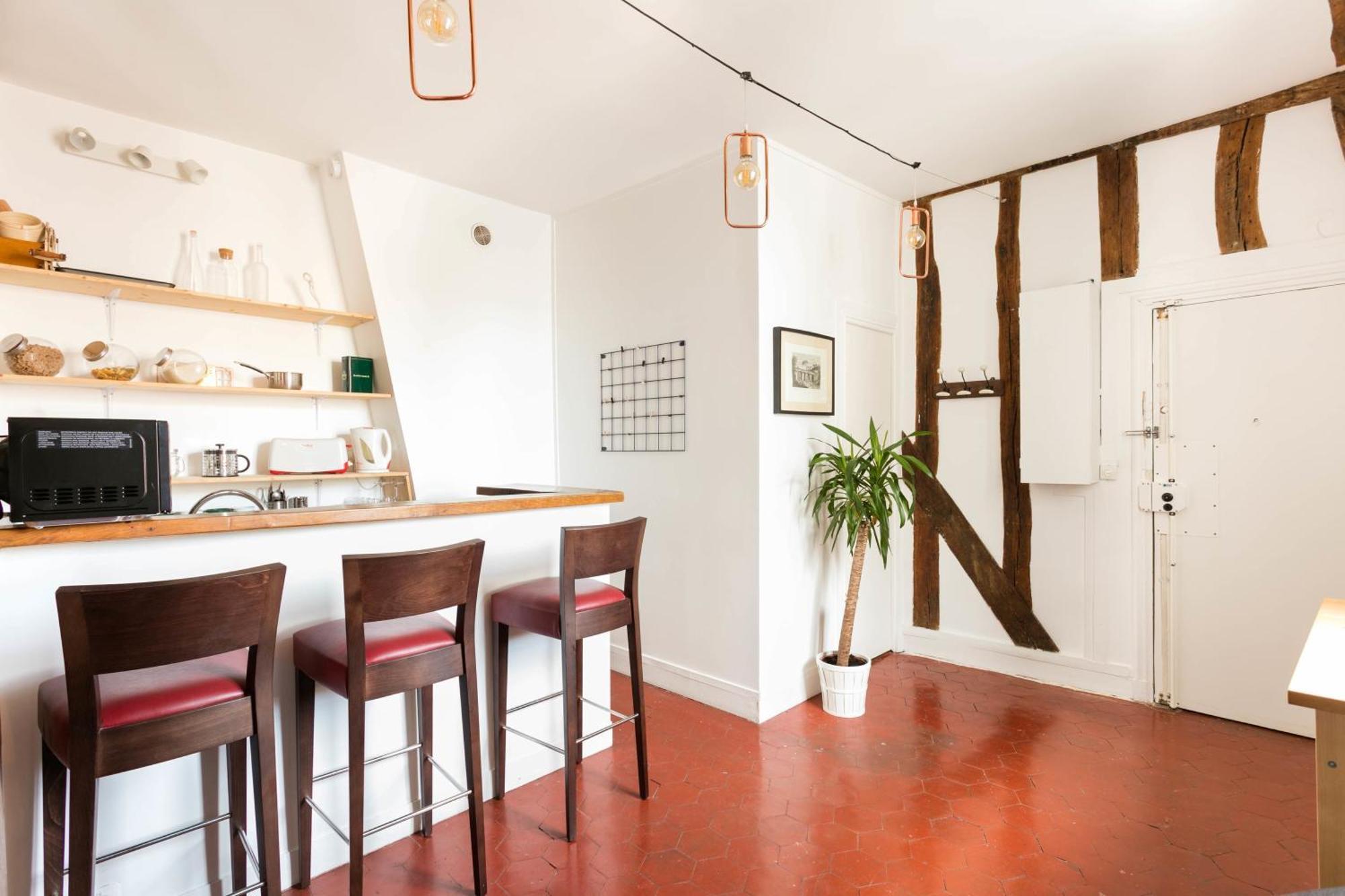 Central 1br Cozy Appartement *